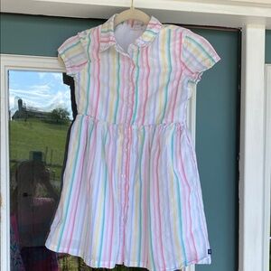 GAP Kids Pastel Striped cotton dress